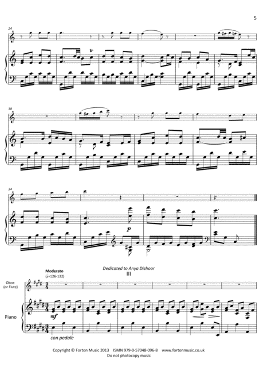 Songs Without Words Flute scores gallery preview page 5