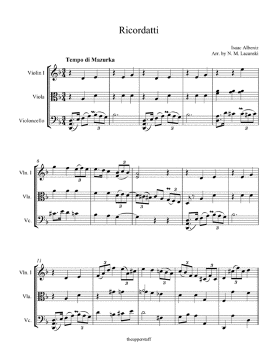 Ricordatti String Trio scores gallery preview page 2
