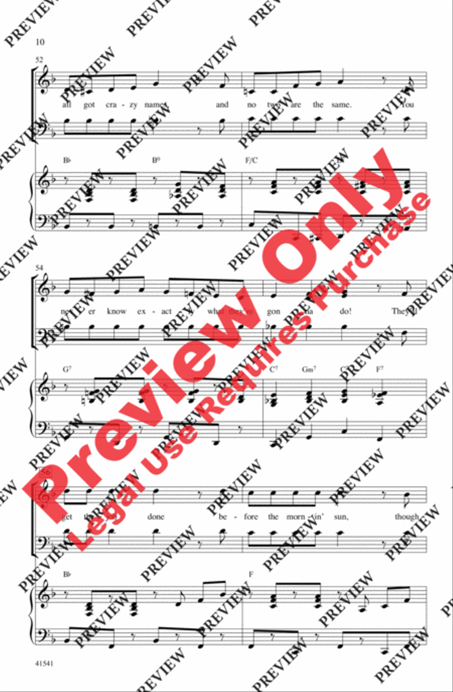 Santa's Crazy Reindeer 3-Part scores gallery preview page 10