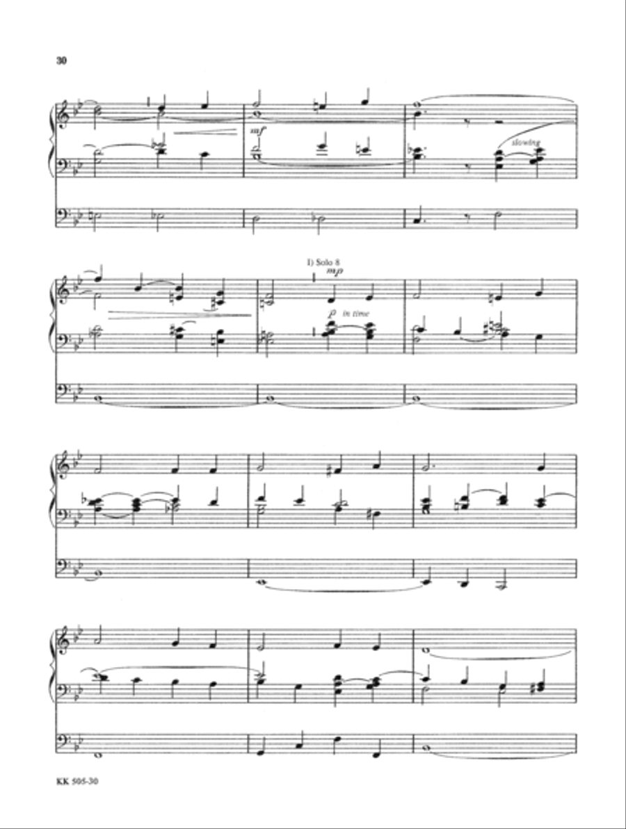 Softly and Tenderly Organ Solo scores gallery preview page 20