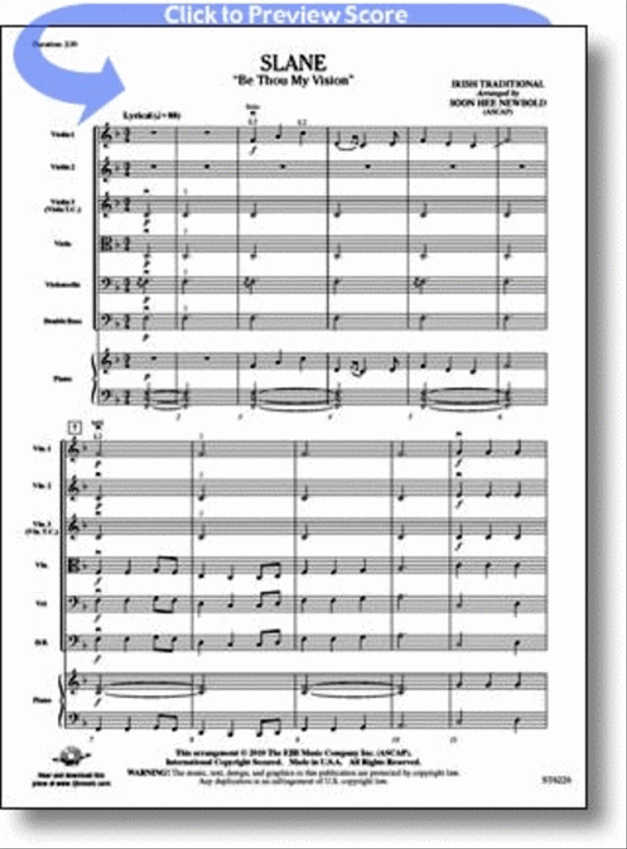 Slane String Orchestra scores gallery preview page 1