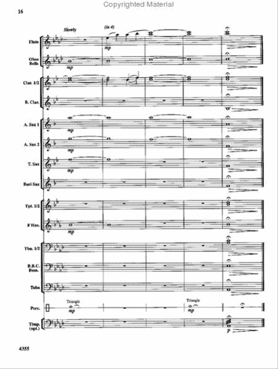 In the Shining of the Stars Concert Band scores gallery preview page 17
