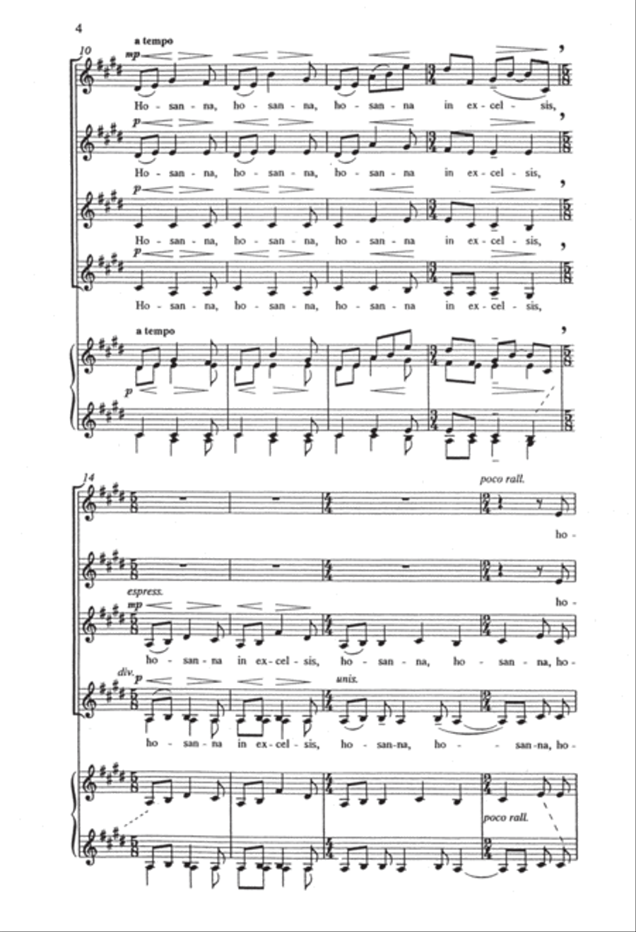 Hosanna Hosanna SSAA scores gallery preview page 3