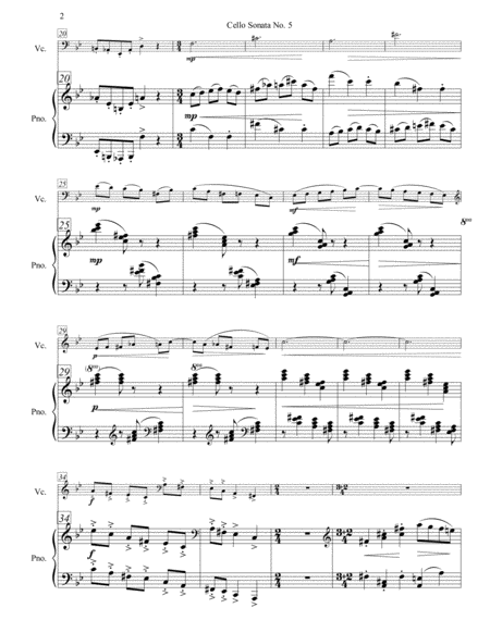 Cello Sonata No. 5