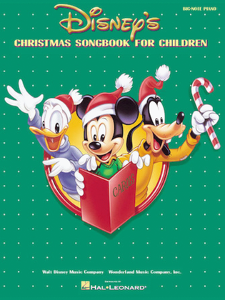 Book cover for Disney's Christmas Songbook for Children