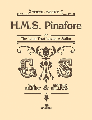 Book cover for H.M.S. Pinafore