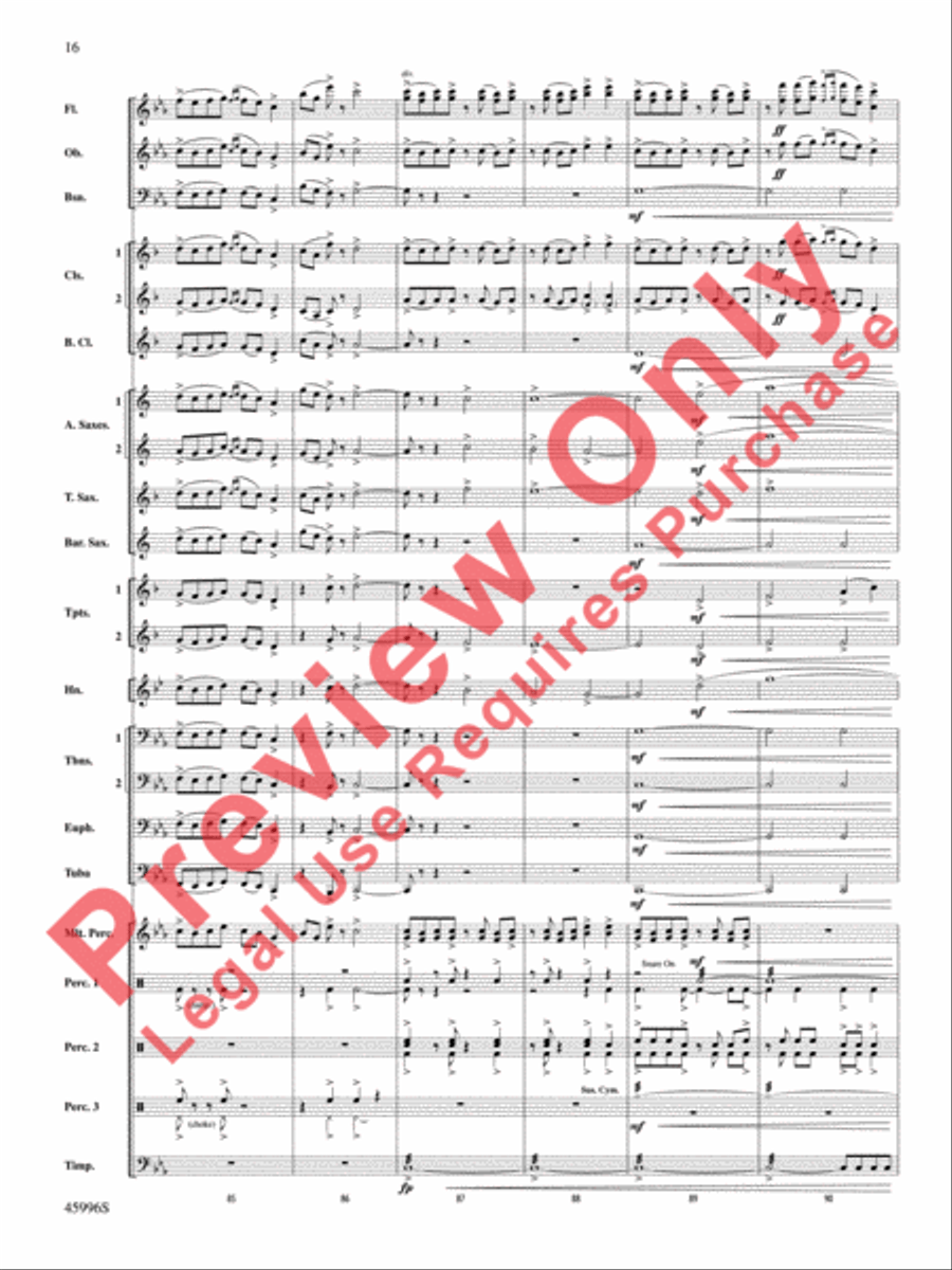 Terracotta Warriors Terracotta Warriors Concert Band scores gallery preview page 17