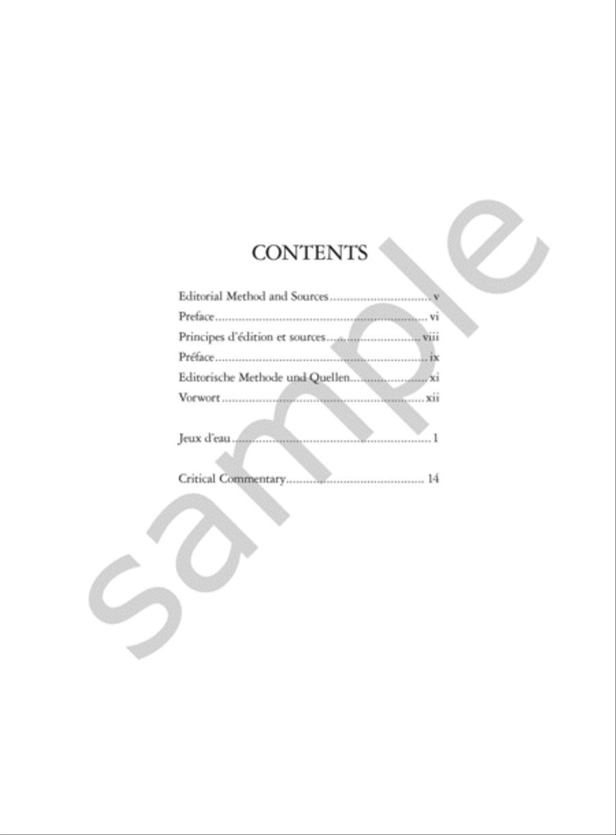 Jeux d'eau for Piano Piano scores gallery preview page 2