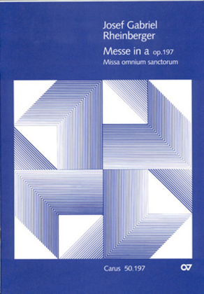 Book cover for Mass in A minor (Messe in a)