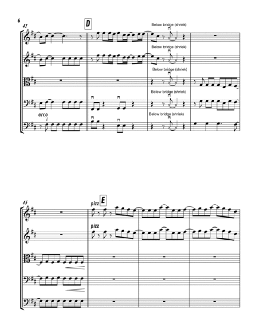 We Don't Talk About Bruno String Orchestra scores gallery preview page 6