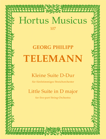 Kleine Suite for Strings and Basso continuo D major
