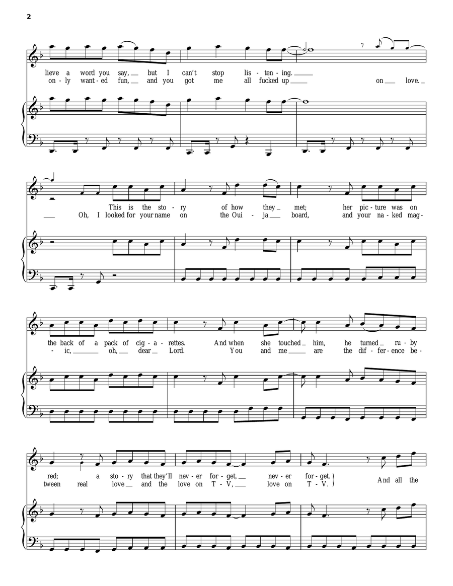 Where Did The Party Go Acoustic Guitar scores gallery preview page 2