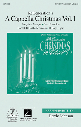 Book cover for ReGeneration's A Cappella Christmas Vol. 1