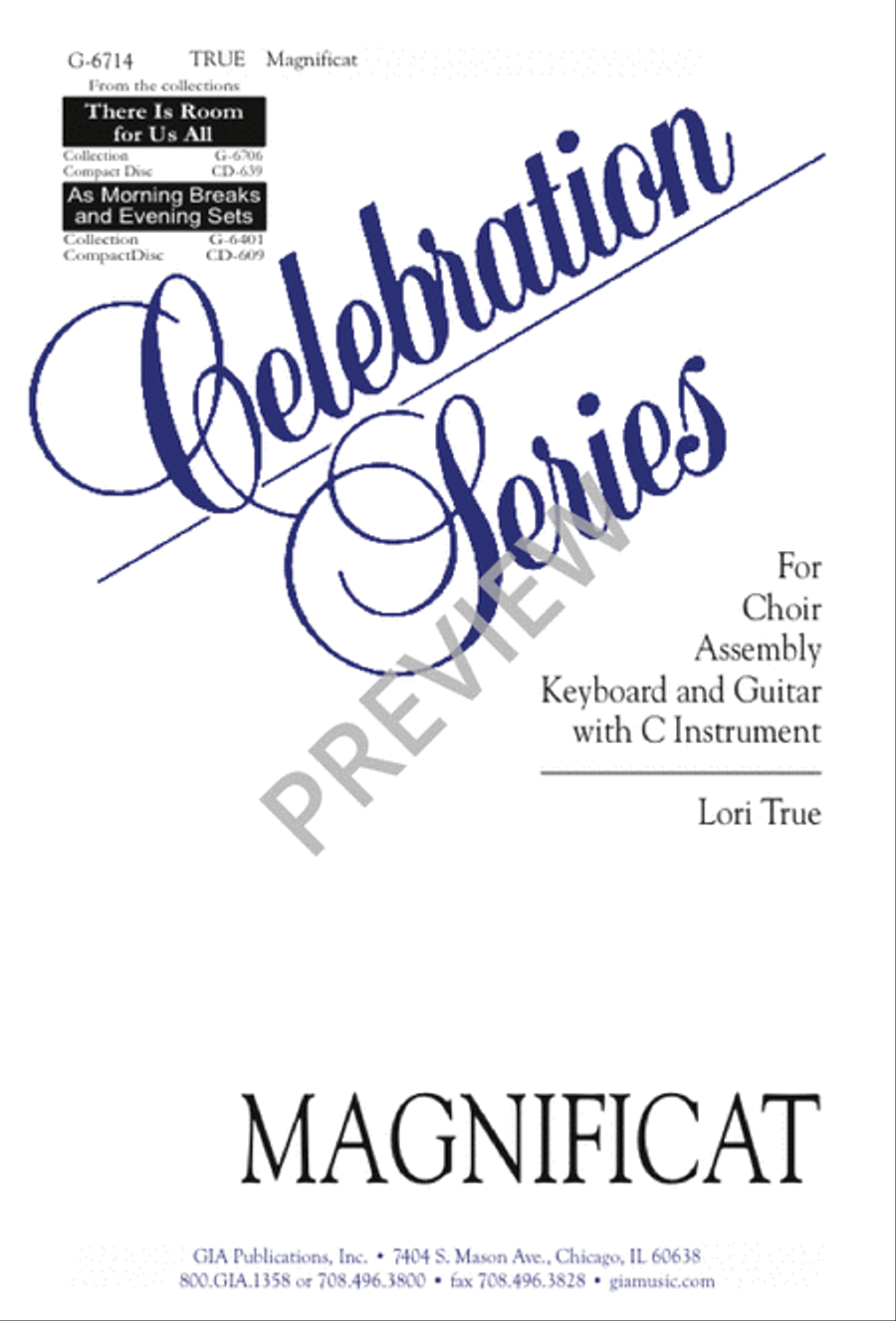 Magnificat 2-Part scores gallery preview page 1