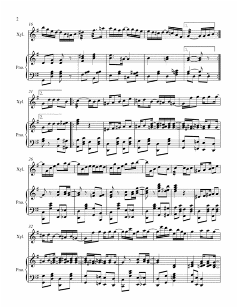Weeping Willow Piano scores gallery preview page 2
