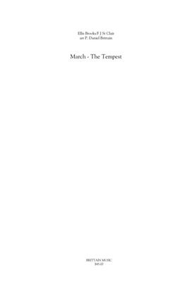 March - The Tempest
