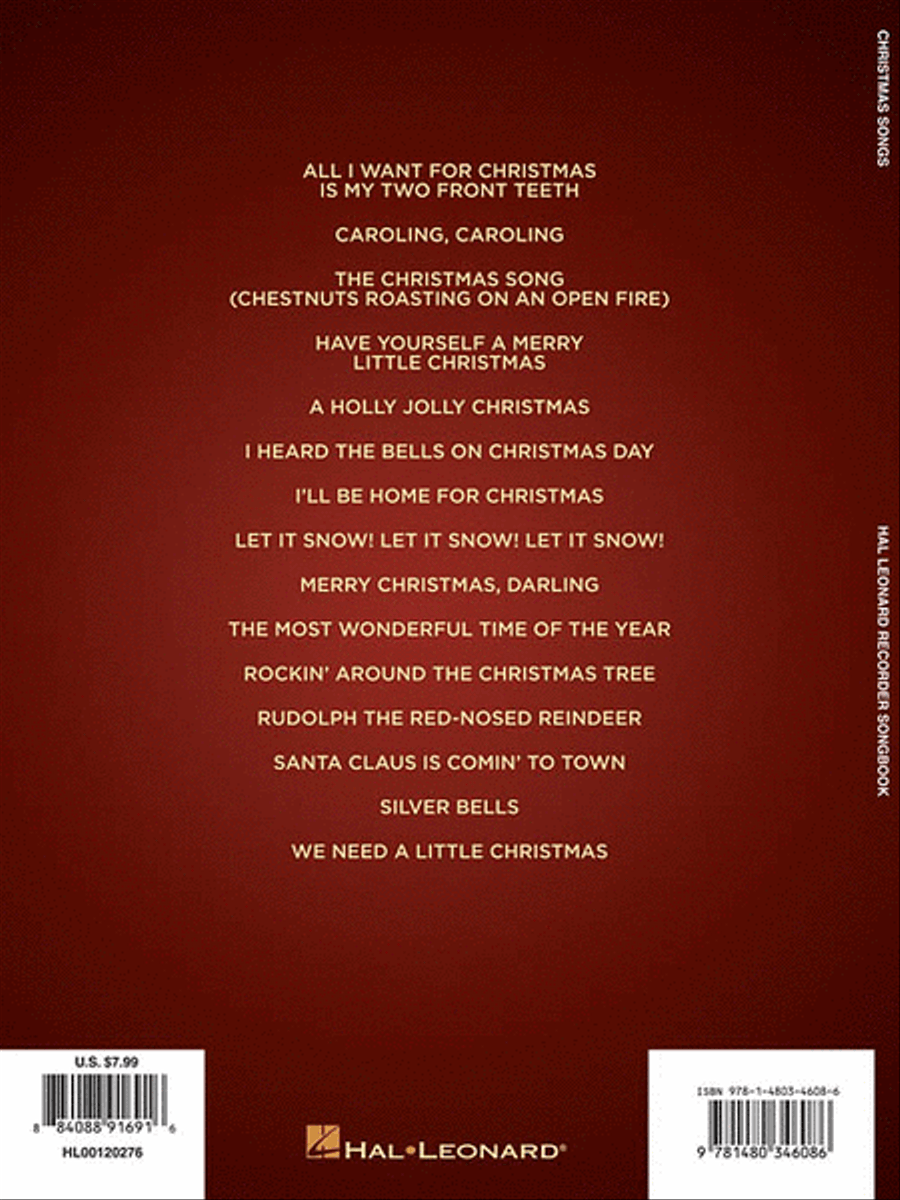 Christmas Songs Recorder scores gallery preview page 2