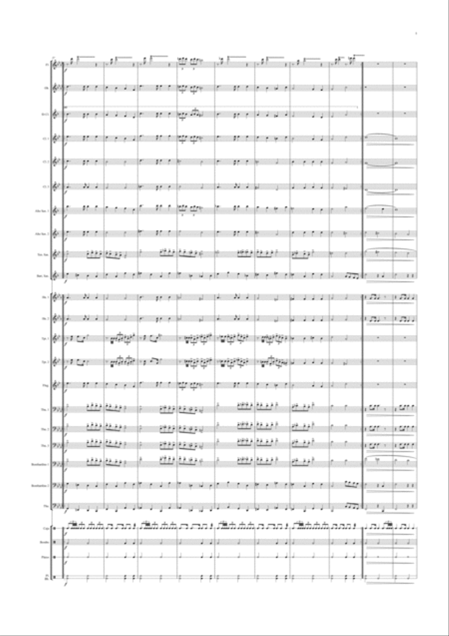 Dolor en San Sebastián Dolor en San Sebastián Concert Band scores gallery preview page 5