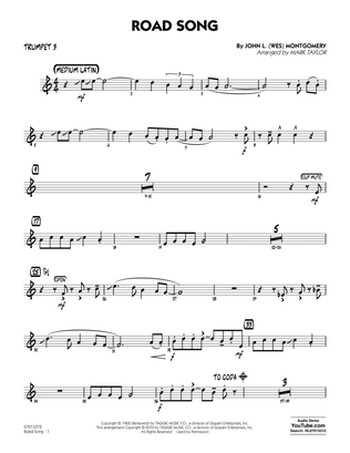 Road Song (arr. Mark Taylor) - Trumpet 3