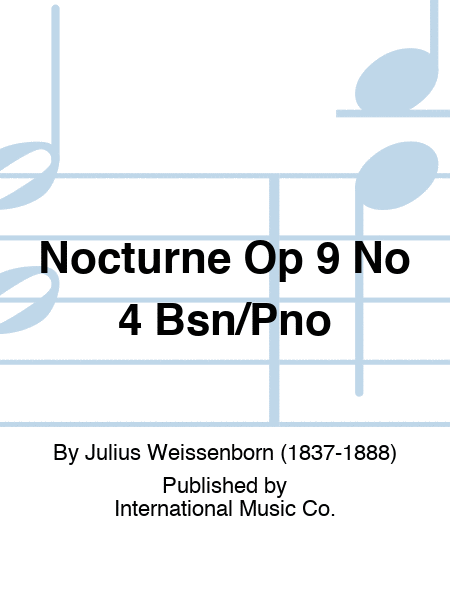 Nocturne Op 9 No 4 Bsn/Pno
