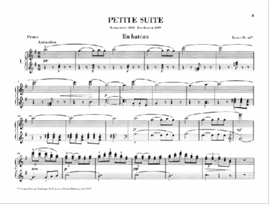 Petite Suite Piano Solo scores gallery preview page 3