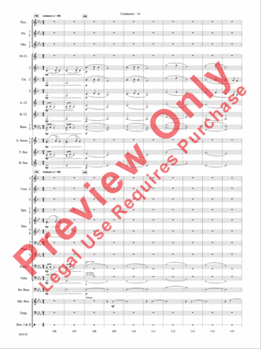 A Christmas Festival A Christmas Festival Concert Band scores gallery preview page 17