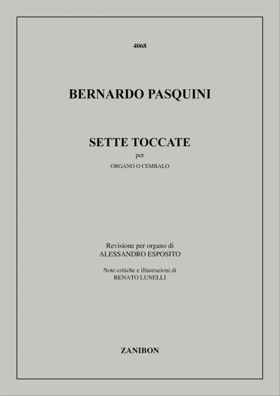 Book cover for Sette Toccate