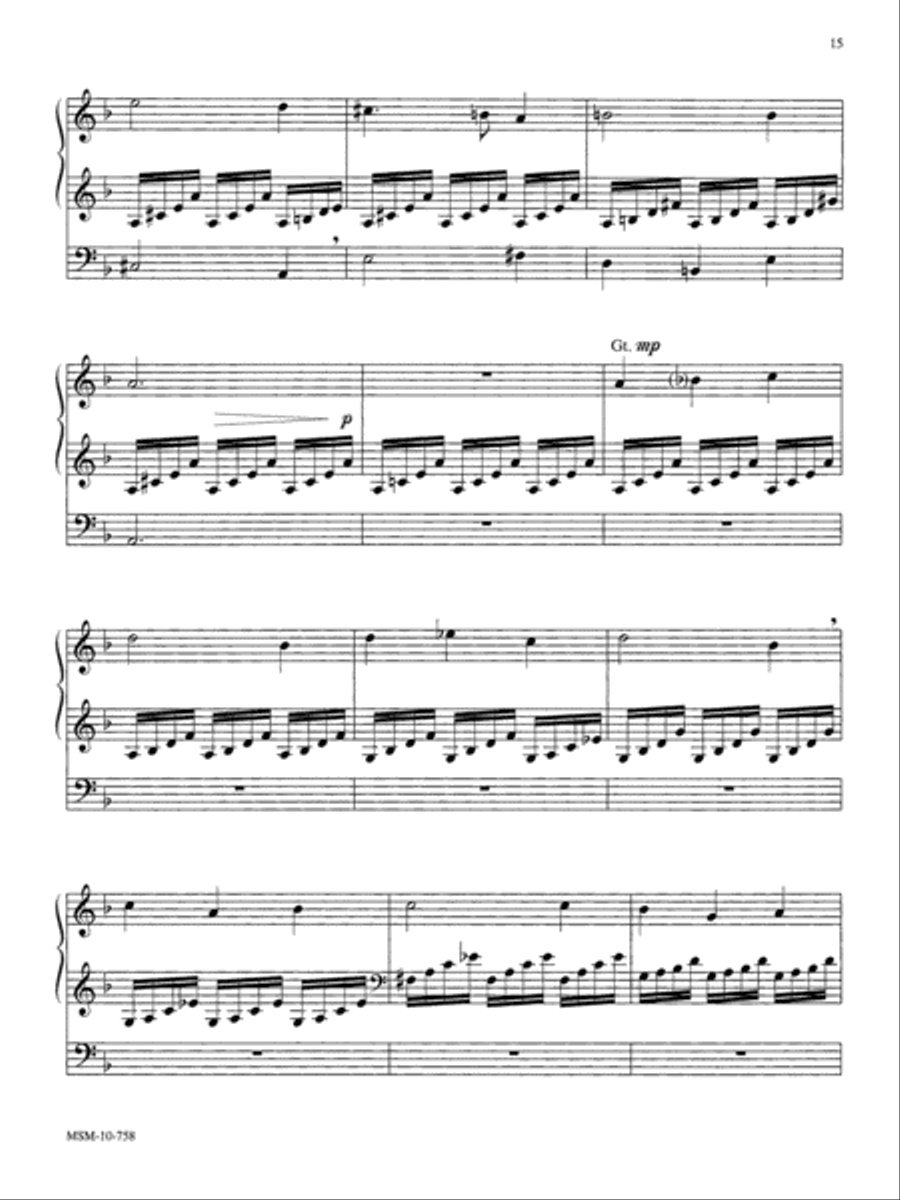 In Thee Is Gladness Organ scores gallery preview page 4