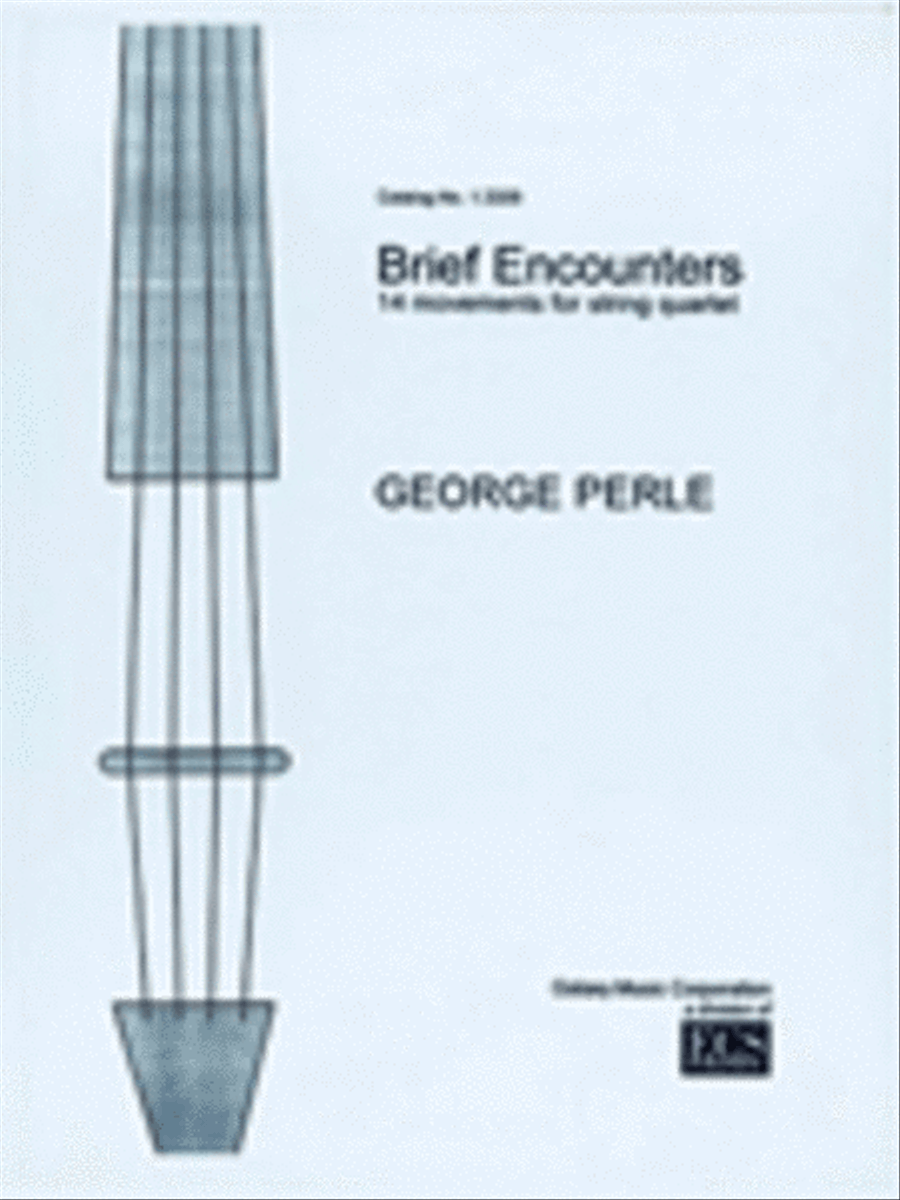 Brief Encounters (study Score) String Quartet scores gallery preview page 1