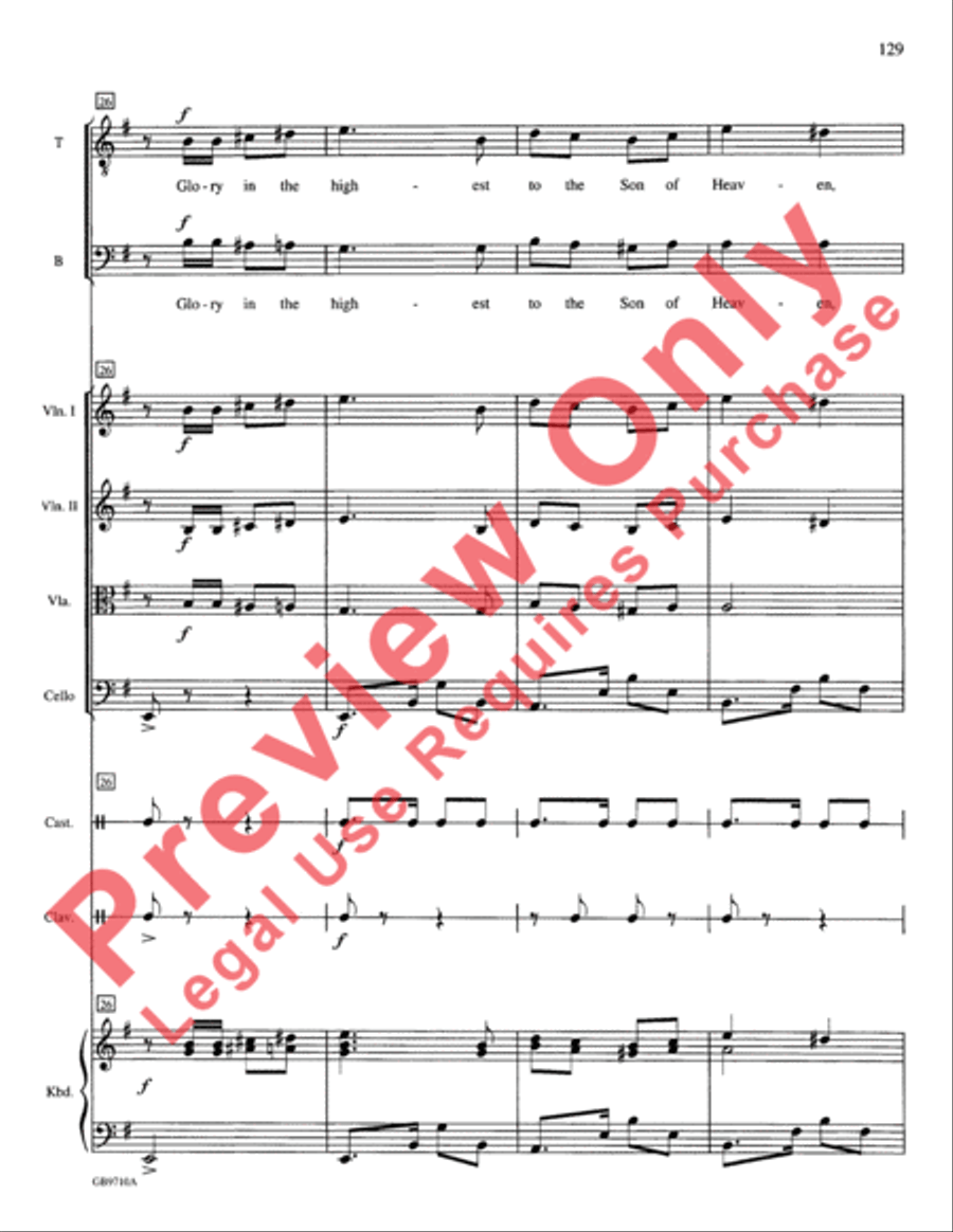 A Festival of Lessons and Carols Choir scores gallery preview page 130