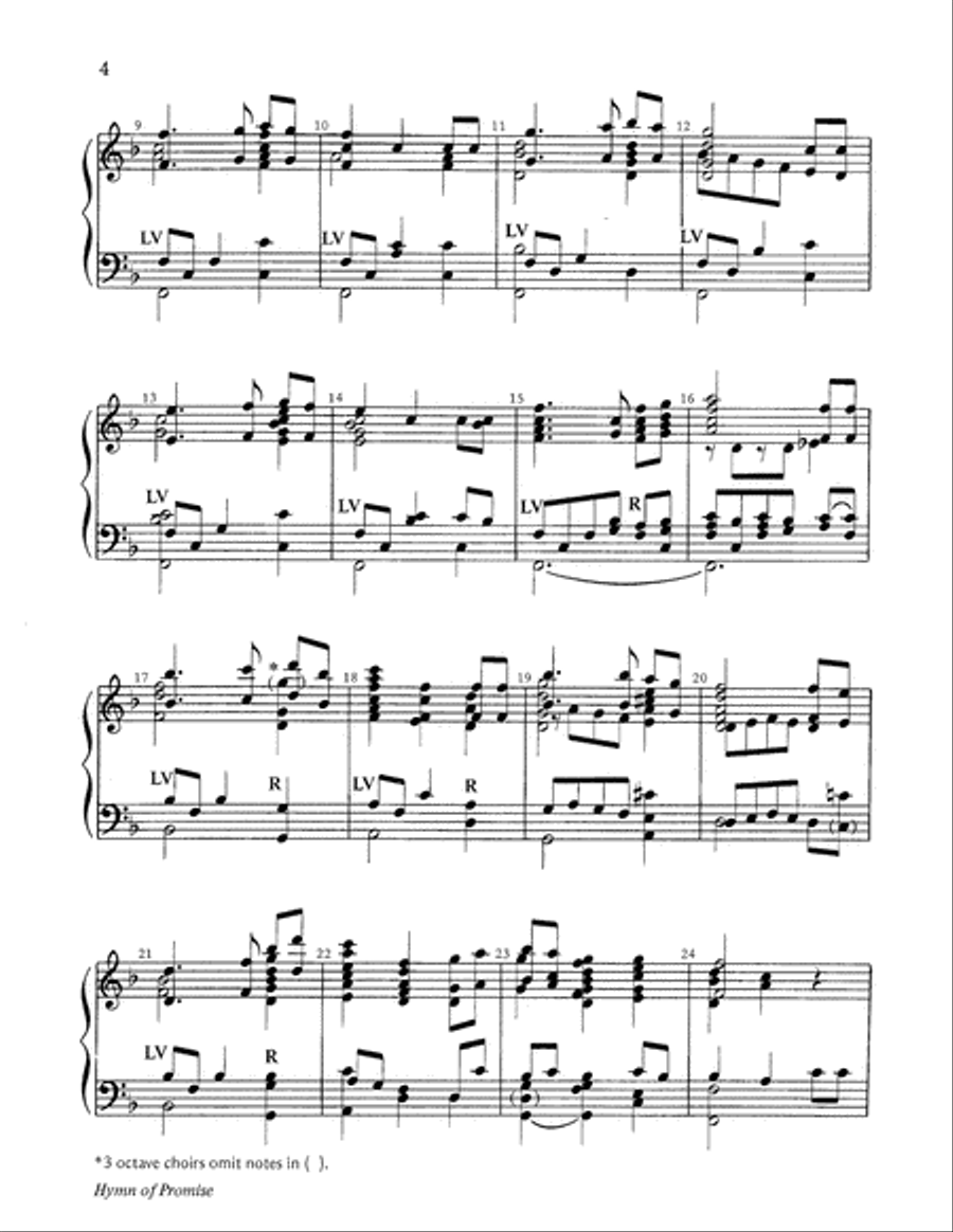 Hymn of Promise Hymn of Promise Choir scores gallery preview page 5