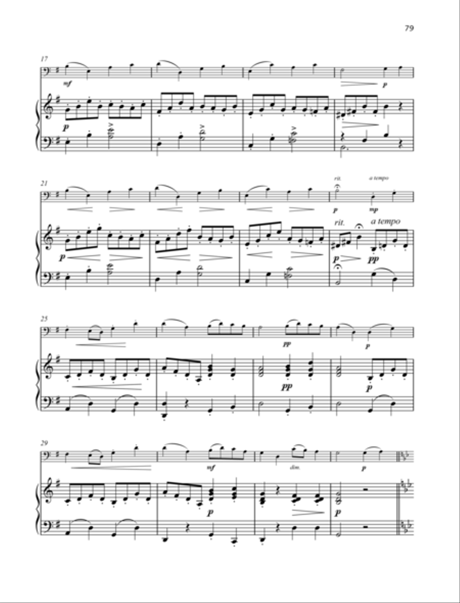 Gavotte Piano Accompaniment scores gallery preview page 2