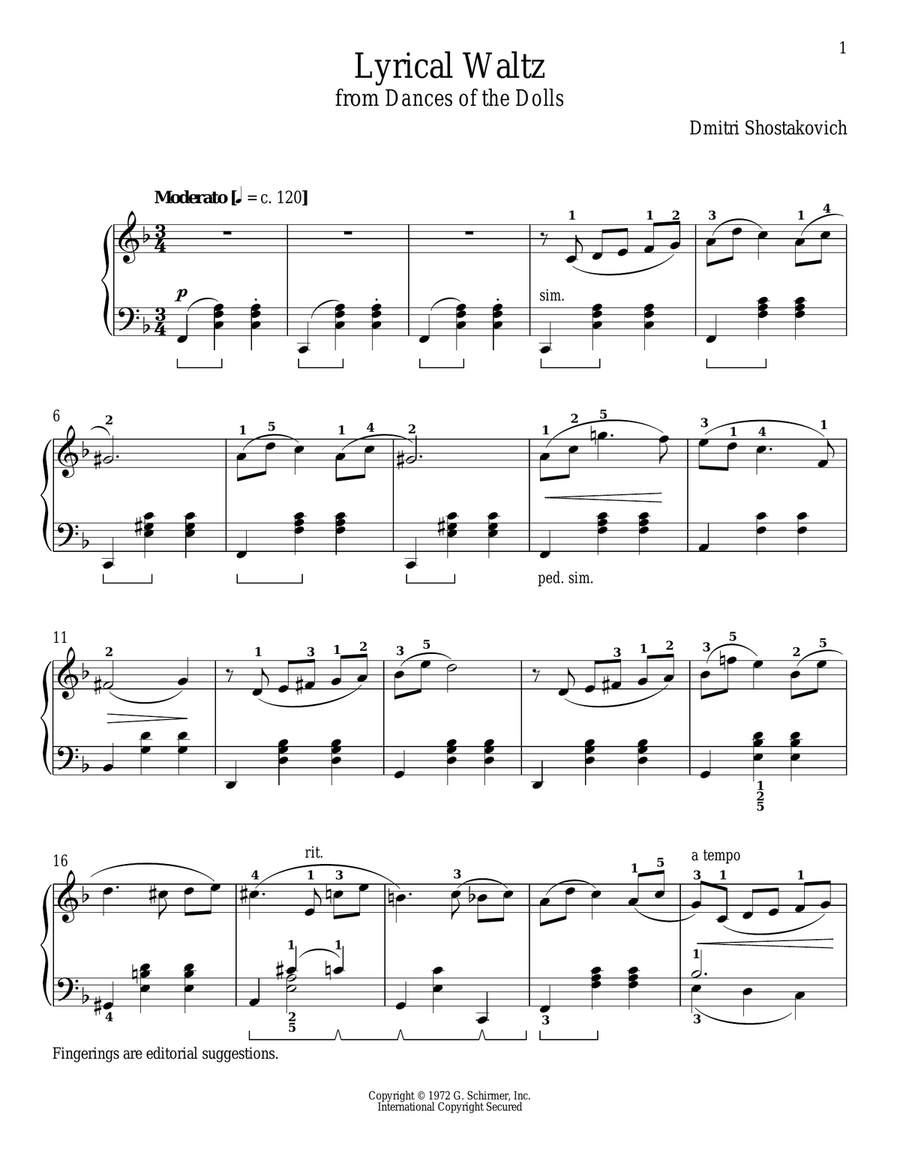 Ralph's Piano Waltz and Timeless C CHART Sheet Music for