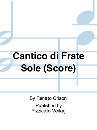Cantico di Frate Sole (Score)