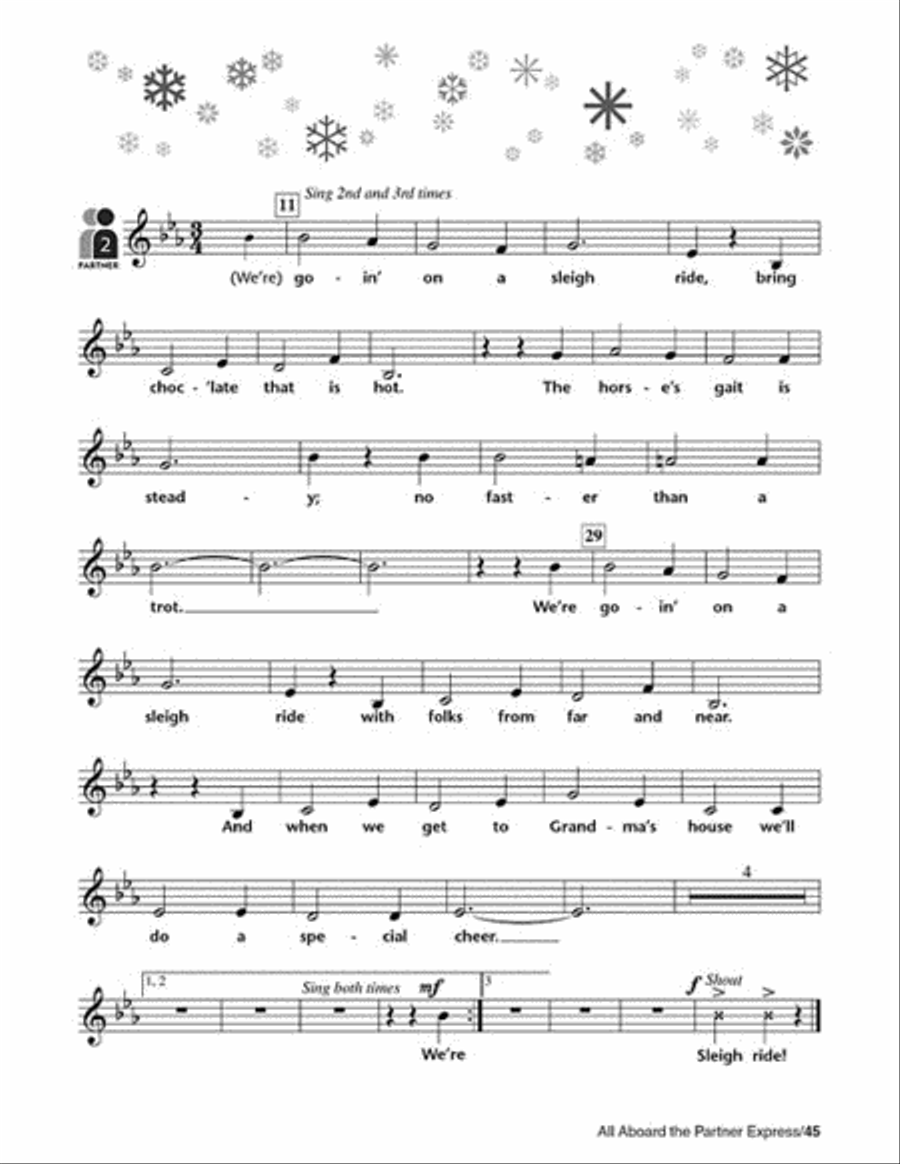 All Aboard the Partner Express Voice scores gallery preview page 5