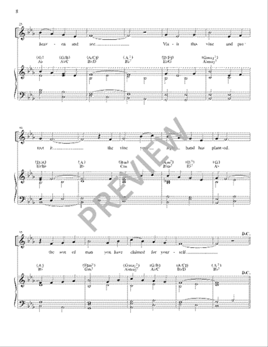 The Lyric Psalter, Year B Easy Piano scores gallery preview page 10