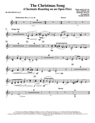 The Christmas Song (Chestnuts Roasting On An Open Fire) - Bb Trumpet 2,3