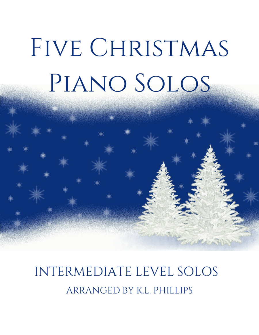 Five Christmas Piano Solos - Intermediate Level Piano Solo scores gallery preview page 1
