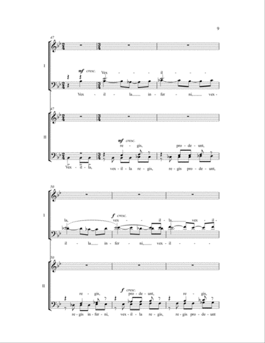 We Beheld Once Again the Stars 4-Part scores gallery preview page 6