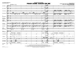 Pour Some Sugar On Me (arr. Paul Murtha) - Conductor Score (Full Score)