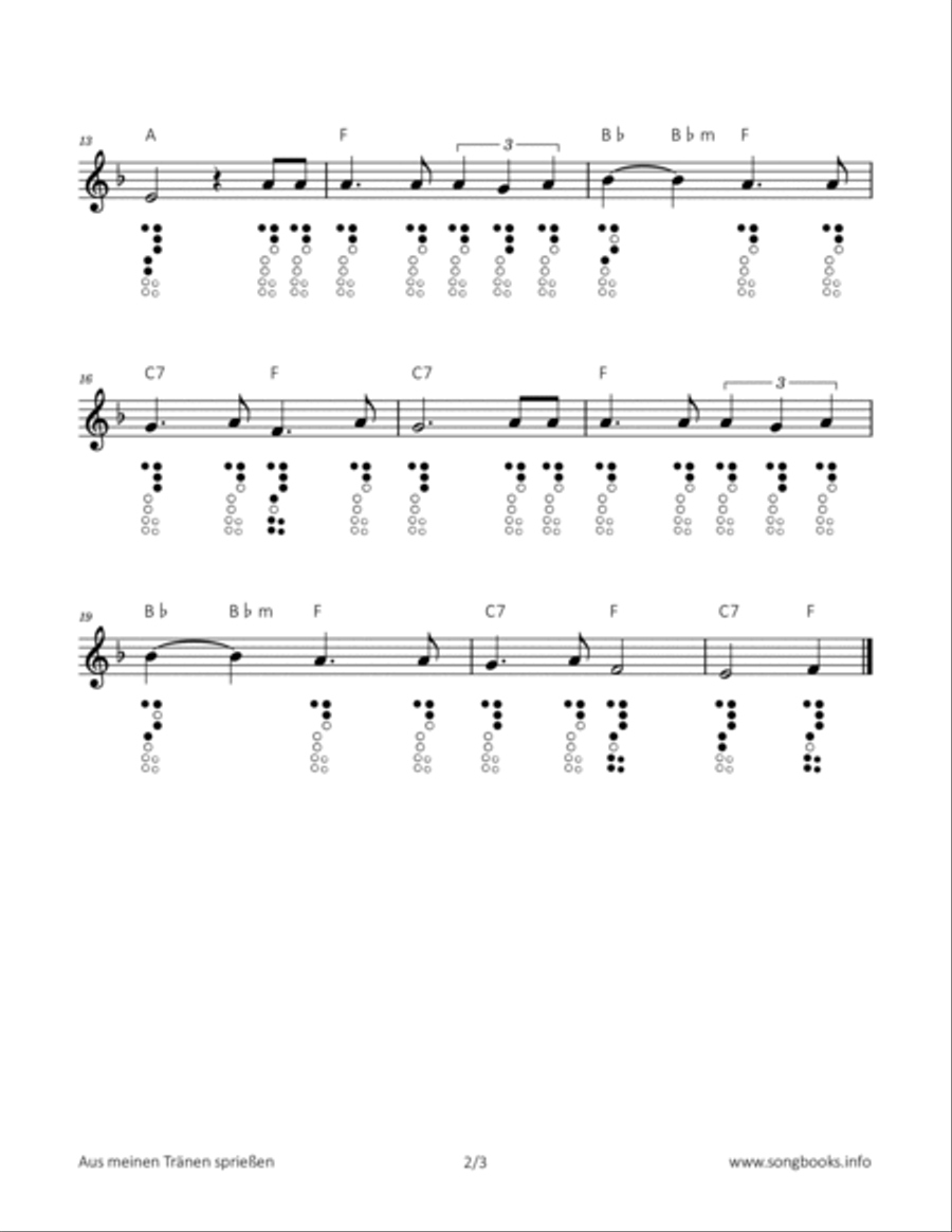 Aus meinen Tränen sprießen Chamber Music scores gallery preview page 2