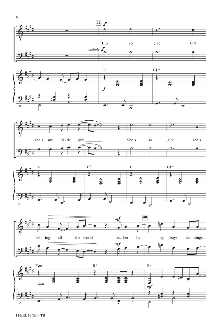 I Feel Fine I Feel Fine TB scores gallery preview page 4
