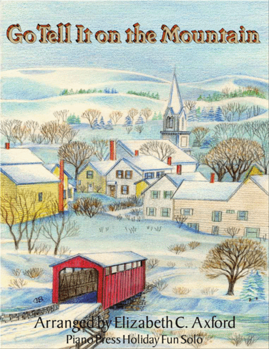 Go Tell It on the Mountain Easy Piano scores gallery preview page 1