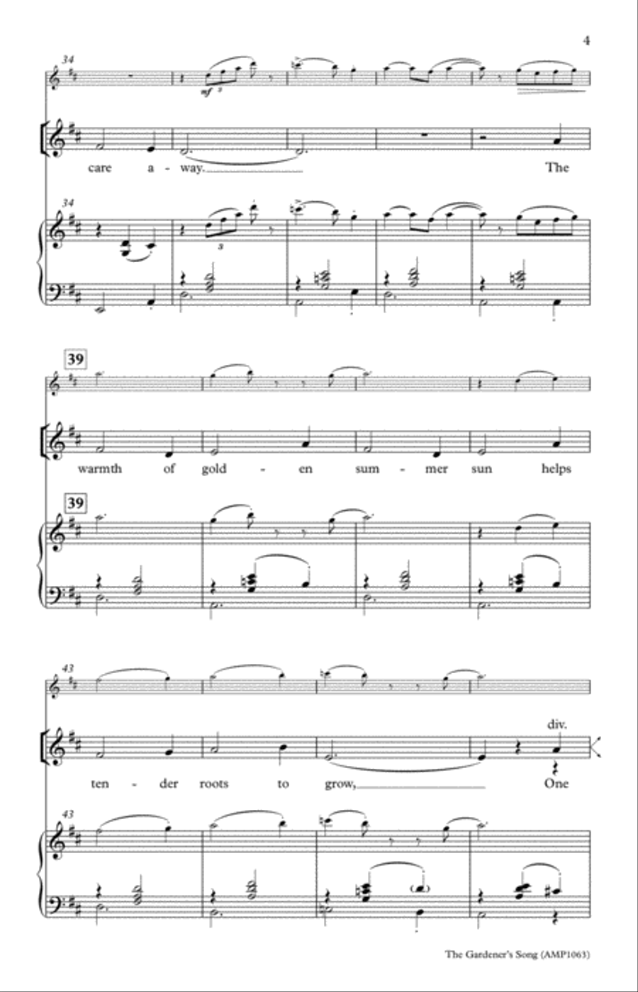 Gardener's Song Gardener's Song 3-Part scores gallery preview page 4