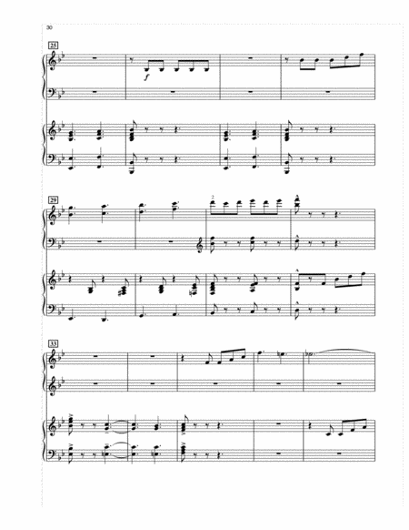 Blues Alla Marcia (from Presto Scherzo) (for 2 pianos)