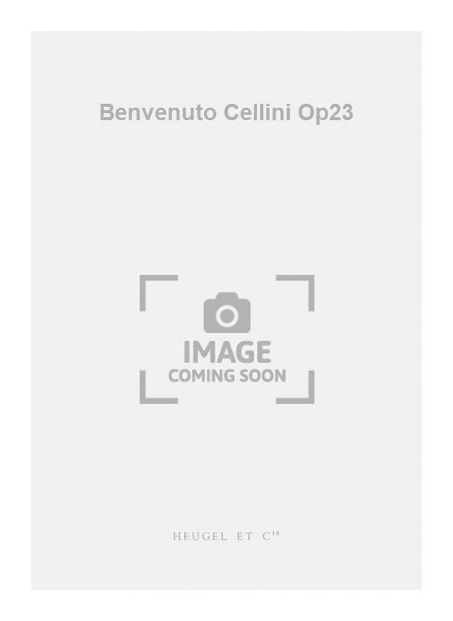 Benvenuto Cellini Op23 Orchestra scores gallery preview page 1
