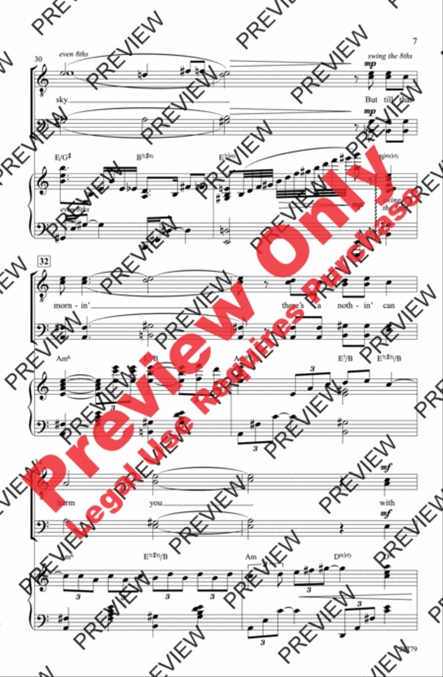 Summertime Summertime Men's Choir scores gallery preview page 7