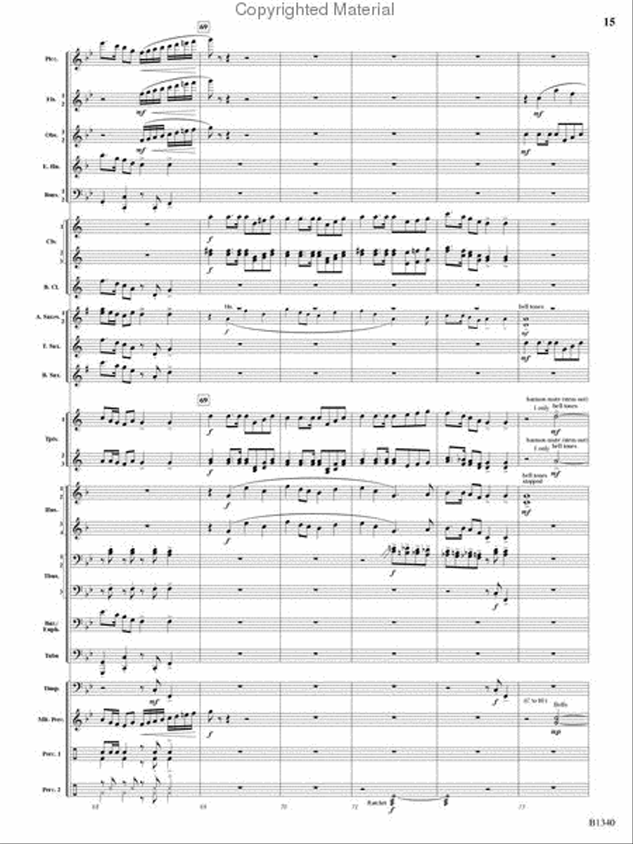 Winged Victory Winged Victory Concert Band scores gallery preview page 13