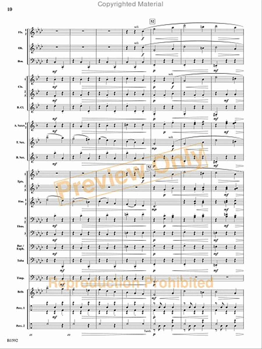 Dance of the Trolls Concert Band scores gallery preview page 11