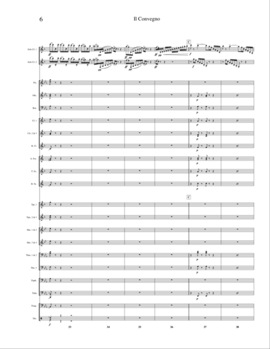 Il Convegno Il Convegno Concert Band scores gallery preview page 5